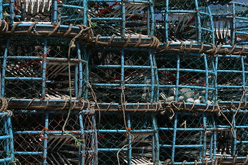 Image showing lobster pots