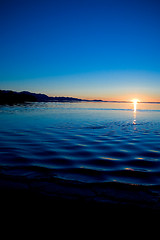 Image showing Pacific Northwest Sunset