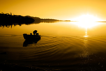 Image showing Pacific Northwest Sunset