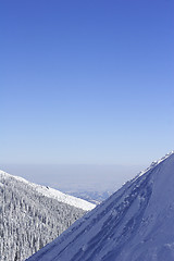 Image showing Snow mountain landscape