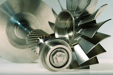 Image showing precision engineered turbines