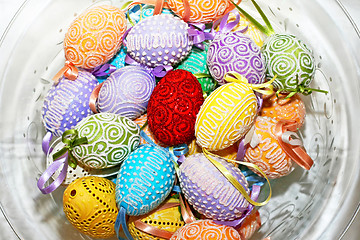 Image showing Decorative eggs