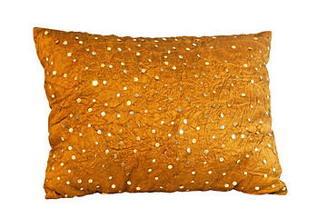 Image showing Golden pillow