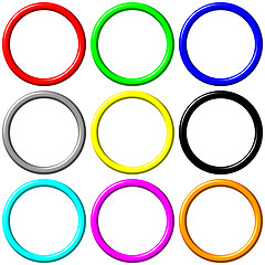 Image showing Colorful Rings