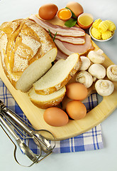 Image showing Ingredients For Breakfast