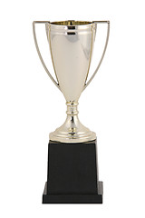 Image showing Blank Golden Trophy