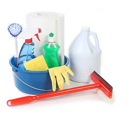 Image showing Cleaning Supplies for Around the House