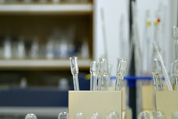 Image showing laboratory equipment for testing dairy products