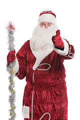 Image showing Santa Claus giving thumbs-up sign