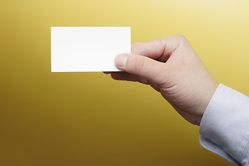 Image showing Blank card