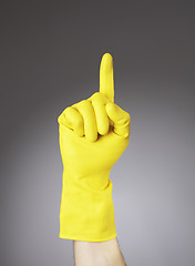 Image showing Pointing finger