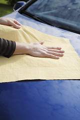 Image showing Drying car