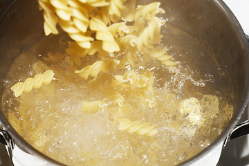 Image showing Cooking pasta