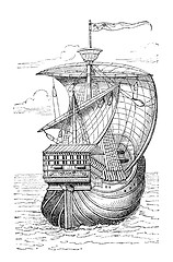 Image showing Columbus ship