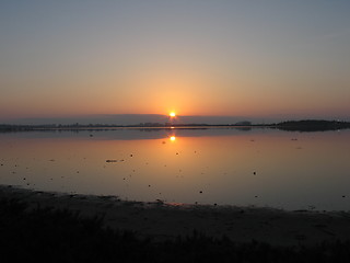 Image showing Sun lake. Larnaca. Cyprus