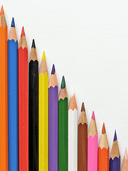 Image showing multicolored pencils