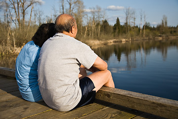 Image showing Senior asian couple