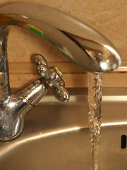 Image showing water in the tap