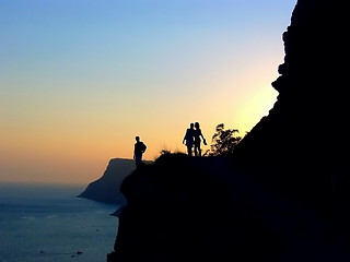 Image showing Romantic sunset