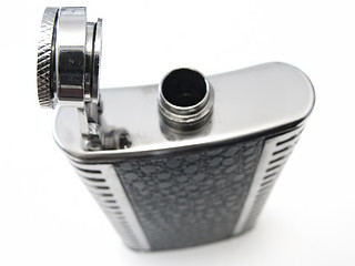 Image showing  metallic flask