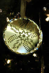 Image showing Crystal Christmas Tree Ornament