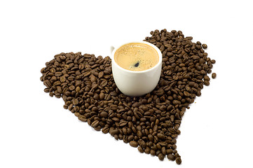 Image showing Love coffee