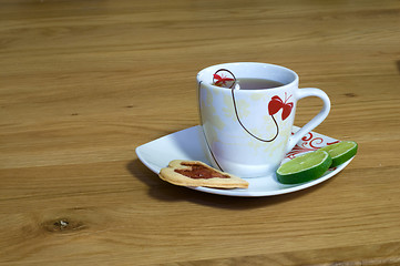 Image showing Cup of tea on the table