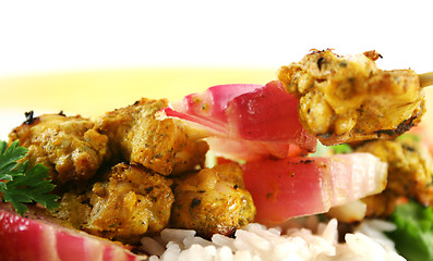 Image showing Chicken Tandoori Skewers