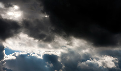 Image showing Storm clouds