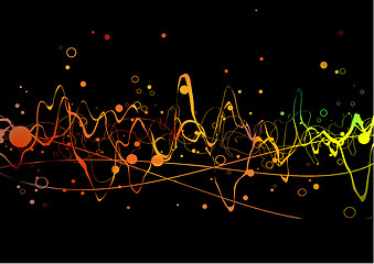 Image showing Abstract lines background