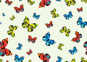 Image showing funky  butterflies