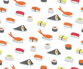 Image showing sushi  Pattern