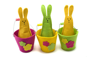 Image showing Easter bunnies