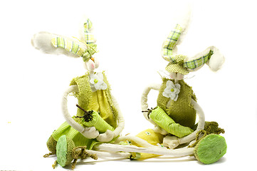 Image showing Easter bunnies