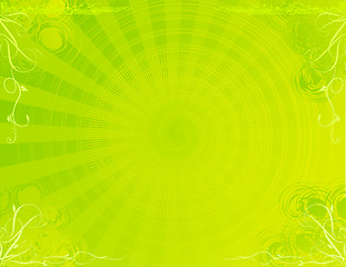 Image showing  green abstract background