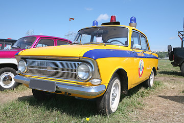 Image showing Vintage Militia Car USSR 1970s