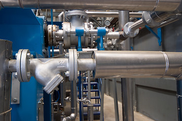 Image showing Pipes at processing plant
