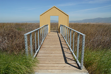 Image showing Doorway to the bay