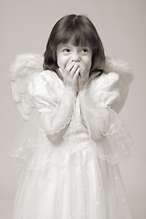 Image showing surprised angel