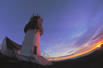 Image showing Lighthouse Sunset