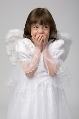 Image showing surprised angel