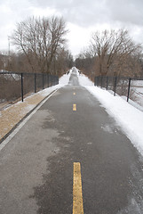 Image showing Bike path