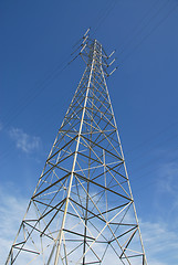 Image showing Power transmission tower