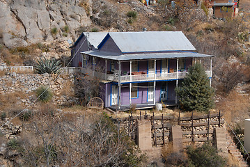 Image showing Purple house