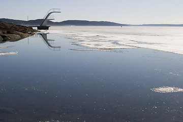 Image showing Stupetårn på Ulvøya i Oslo