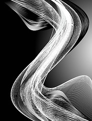 Image showing Background with abstract smooth lines