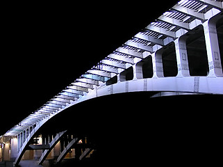 Image showing Bridge in the night