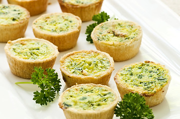 Image showing Mini quiches