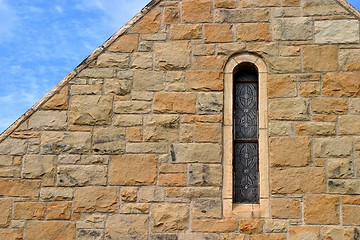 Image showing Small Church Windows