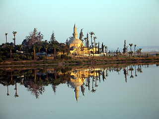 Image showing Mosque at dawn. Larnaca. Cyprus